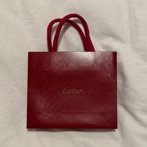 Cartier Luxurious Red Mini Bag